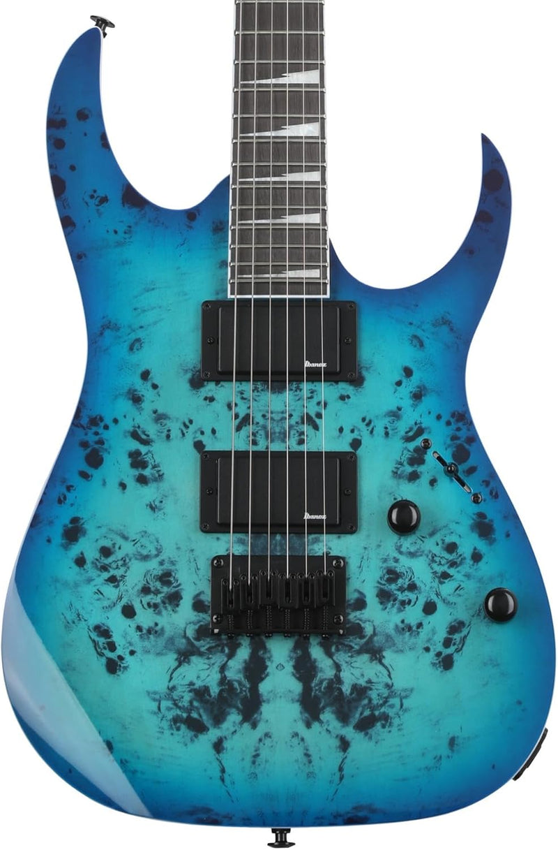 Ibanez GRGR221PA-AQB GIO Series Electric Guitar - Aqua Burst Single, Single