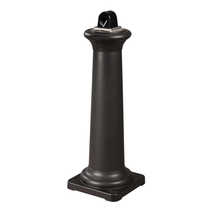 Rubbermaid Commercial Products GroundsKeeper Tuscan Ash Bin - Black Schwarz 35.7 x 35.7 x 103 cm, Sc
