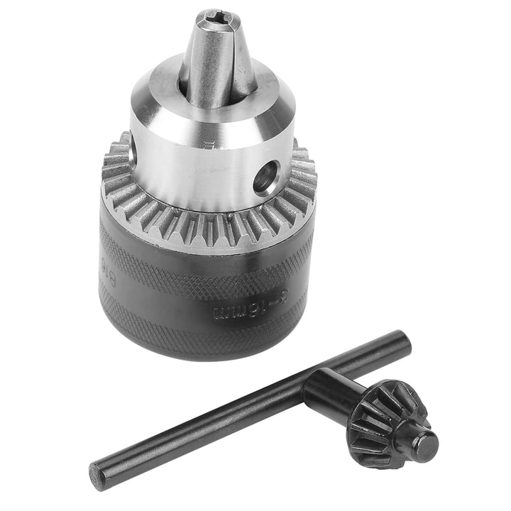 3-16mm Bohrfutter mit Mini Chuck Key für Elektro-Bohrmaschine B16 / B18 / 1/2-20UNF für Drehmaschine