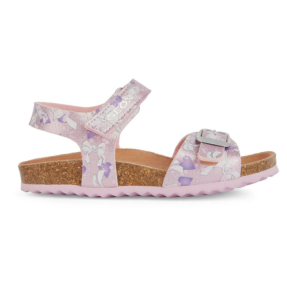 Geox Mädchen J Adriel Girl C Sandalen 24 EU Pink Lilac, 24 EU Pink Lilac