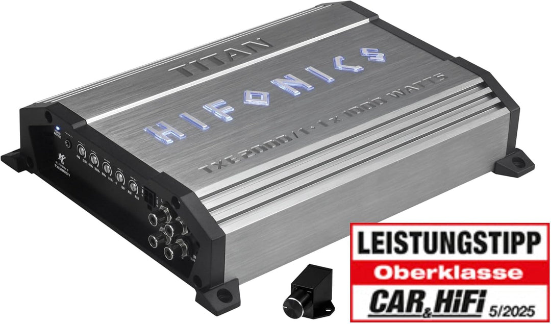 Hifonics Titan EVO TXE2000/1 | Class D Digital Mono Verstärker