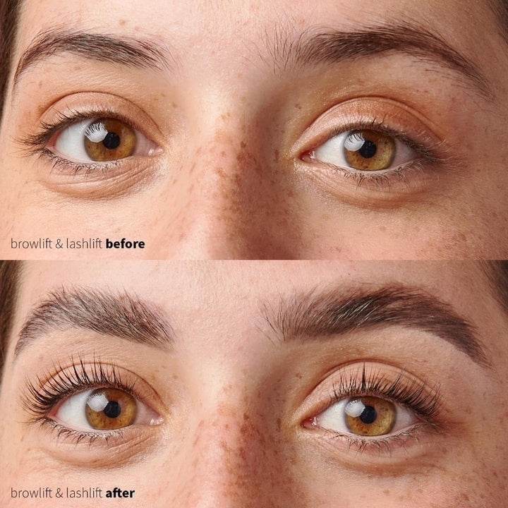 fleeky Augenbrauen & Wimpernlifting Set: Vegan und ohne Tierversuche - Lash & Brow Lifting Kit für n