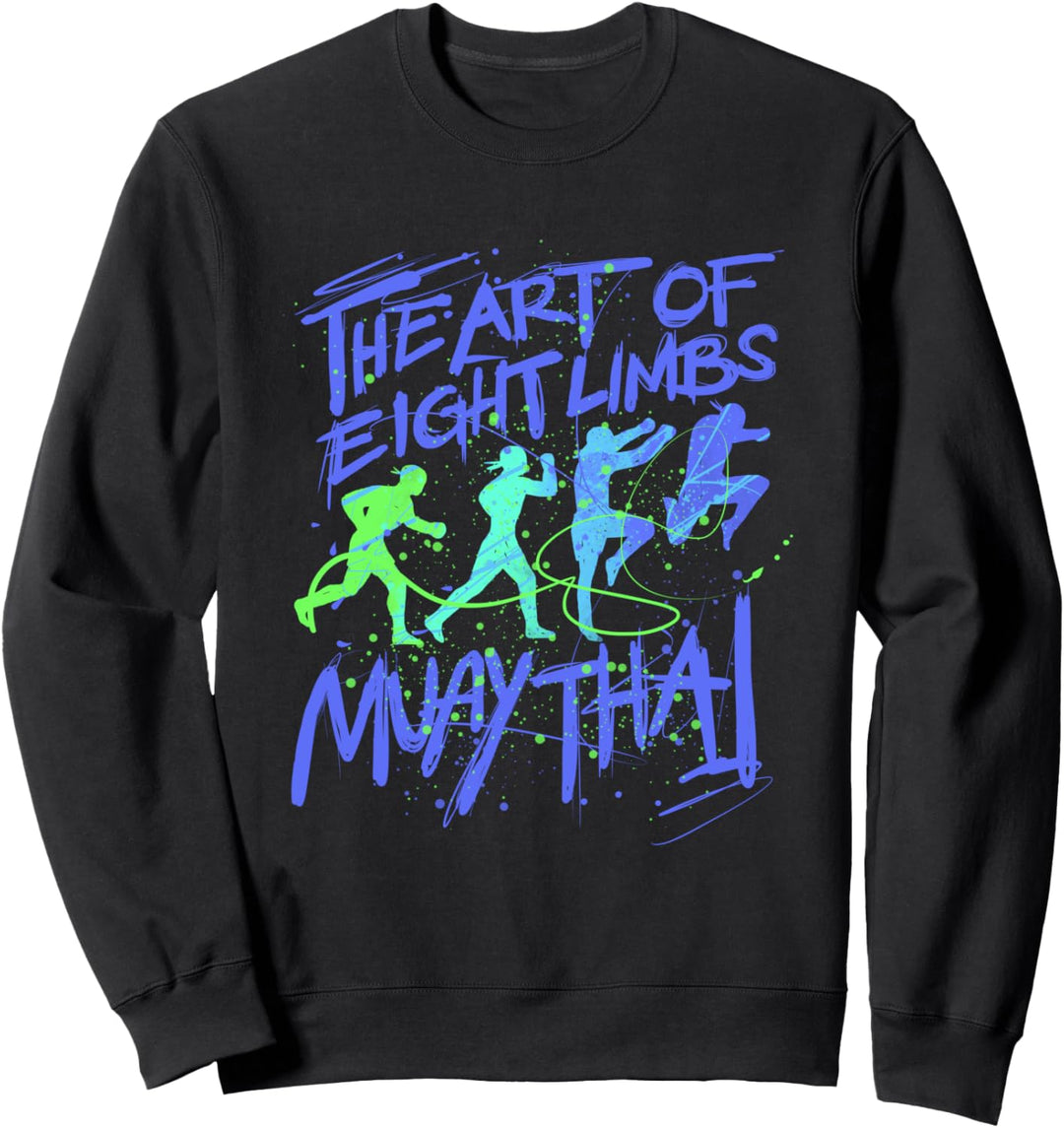 Thai Boxing Muay Thai Kunst von acht Gliedern Sweatshirt