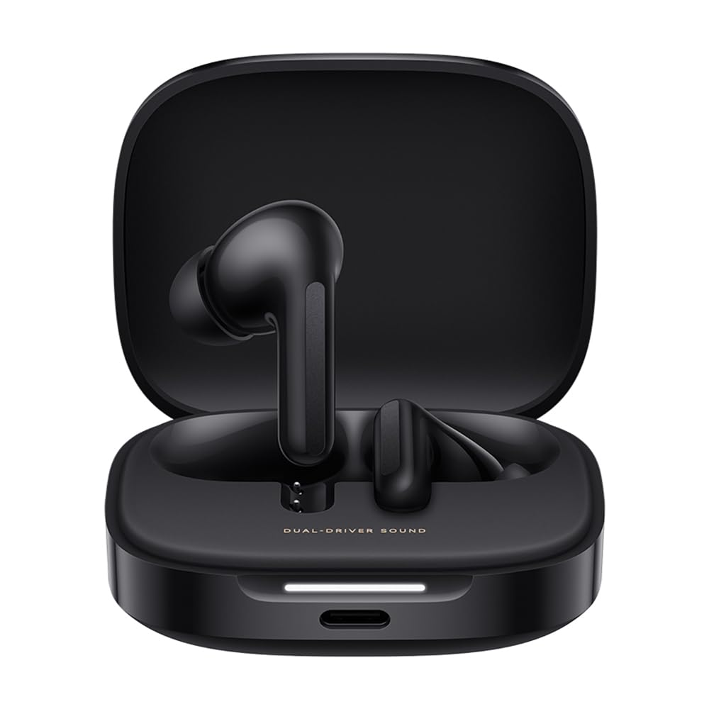 Xiaomi Redmi Buds 6 – Kabellose Bluetooth-In-Ear-Kopfhörer, Dual-Treiber, immersiver Sound, 49 dB ak