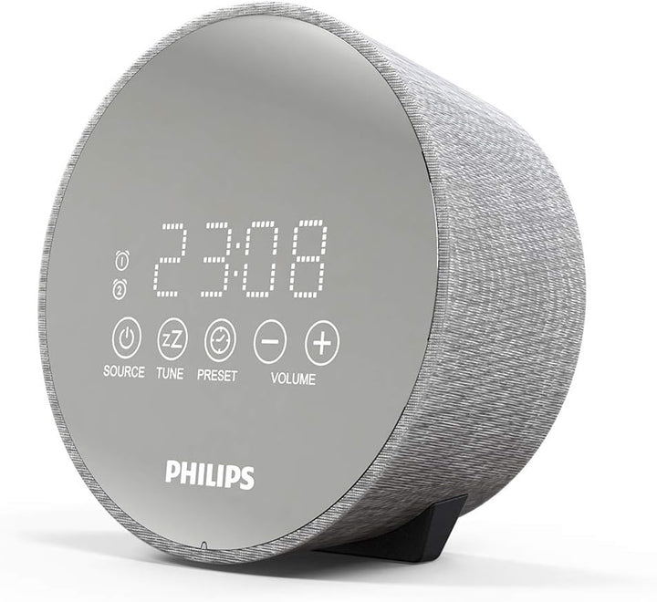 Philips Audio Radiowecker DR402/12 Digitaler Radiowecker (Sleep Timer, USB Ladefunktion, 2 Weckfunkt