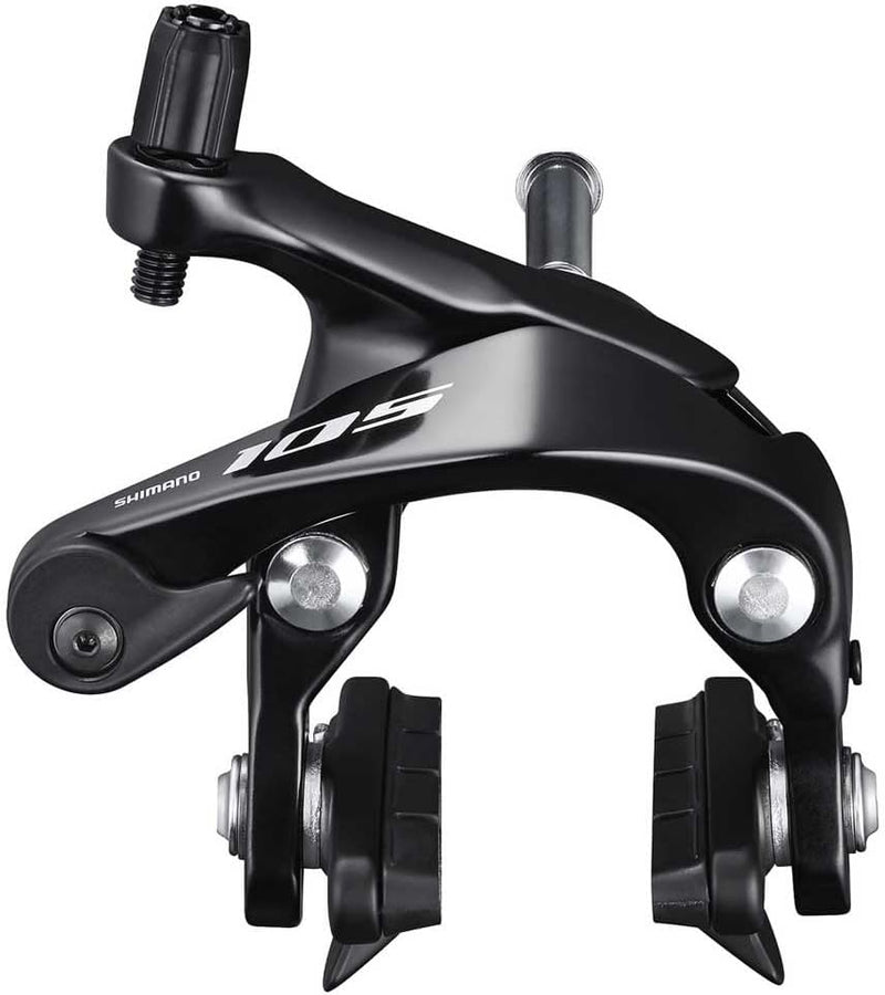 SHIMANO 105 BR-R7000 Rennbremse (Vorderrad | ohne Hebel | 51mm) Schwarz, Schwarz
