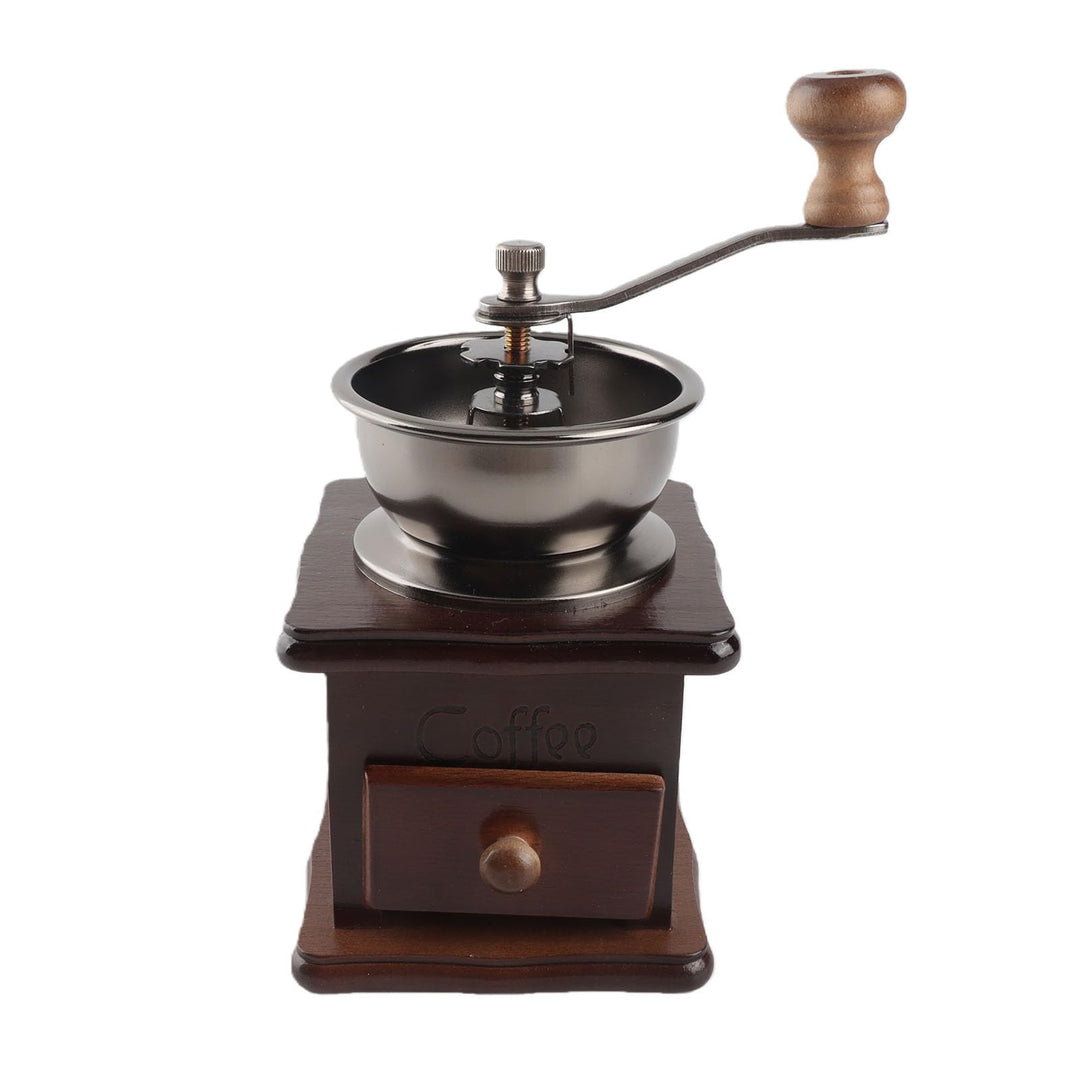 Manuelle Kaffeemühle, Rostfrei, Retro-Stil, Kaffeemühle mit Edelstahlkern
