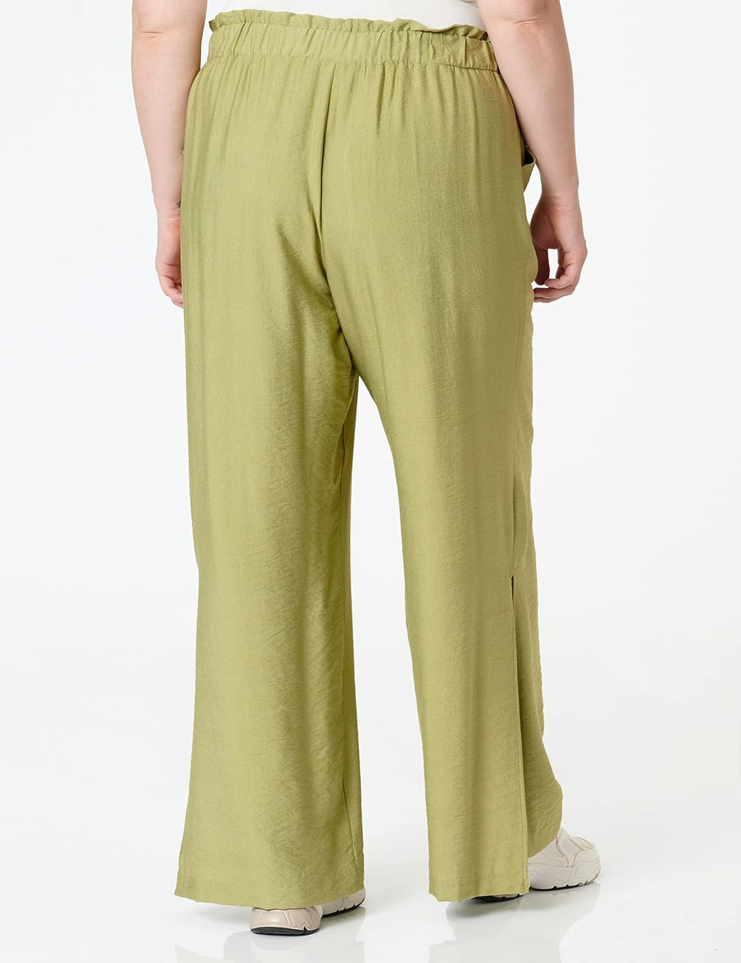 Naf Naf Damen Klassische Hose 34 Oliv, 34 Oliv