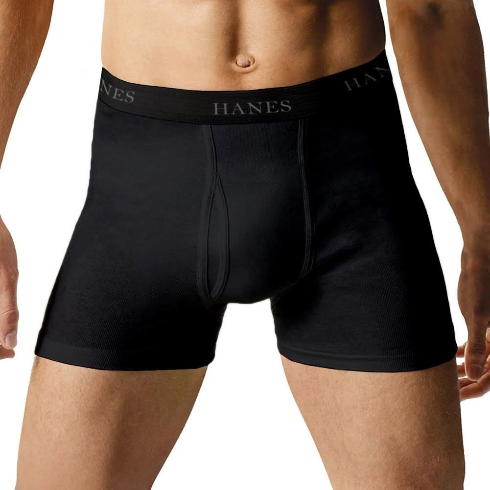 Hanes Herren Tagless Boxershorts mit Stoffbezogenem Bund – Mehrere Packungen Erhältlich Retroshorts