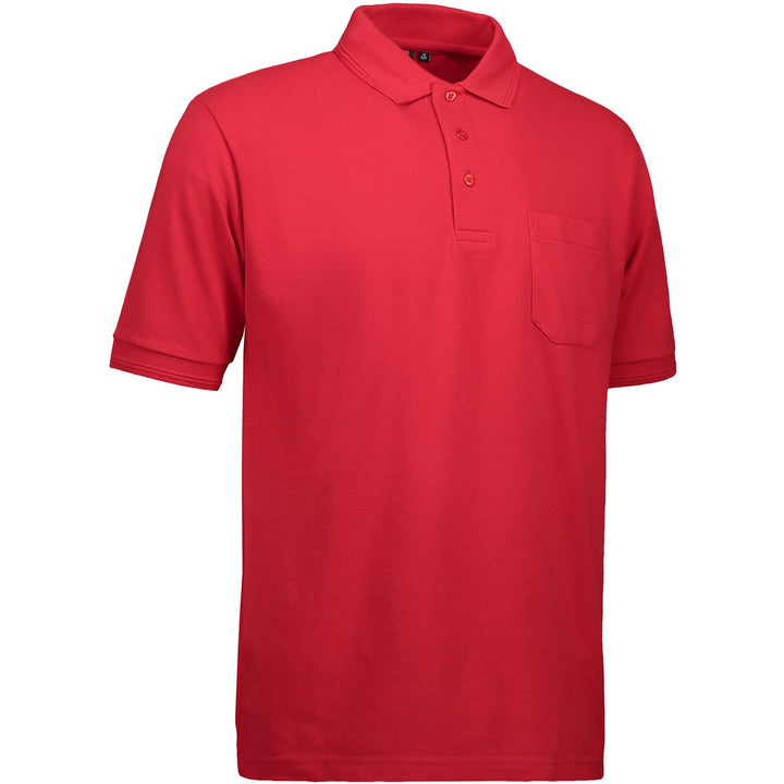 Pionier 41075-5XL Poloshirt "320 Pro Wear" mit Tasche Grösse in Rot, 5XL