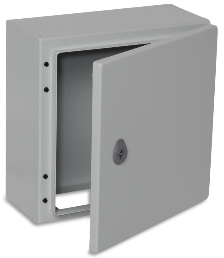 Schaltschrank Stahlblech Wandgehäuse Treva IP66 300x300x150mm BOXEXPERT, 300x300x150mm