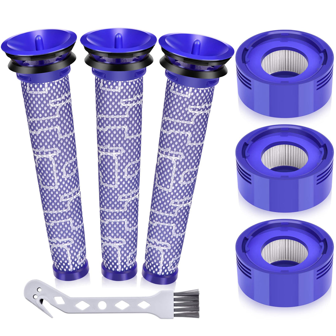 Artraise V8 Filter für Dyson 3 HEPA-Nachmotorfilter-Kit & 3 Vorfilter V8 V7 Ersatzfilter Set für Dys