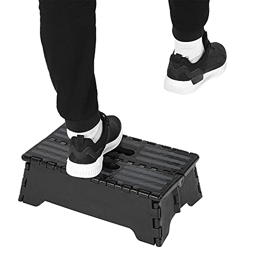 Tragbarer Tritthocker, zusammenklappbar Trittstufe für Kinder und ältere Menschen mit Behinderung Ki