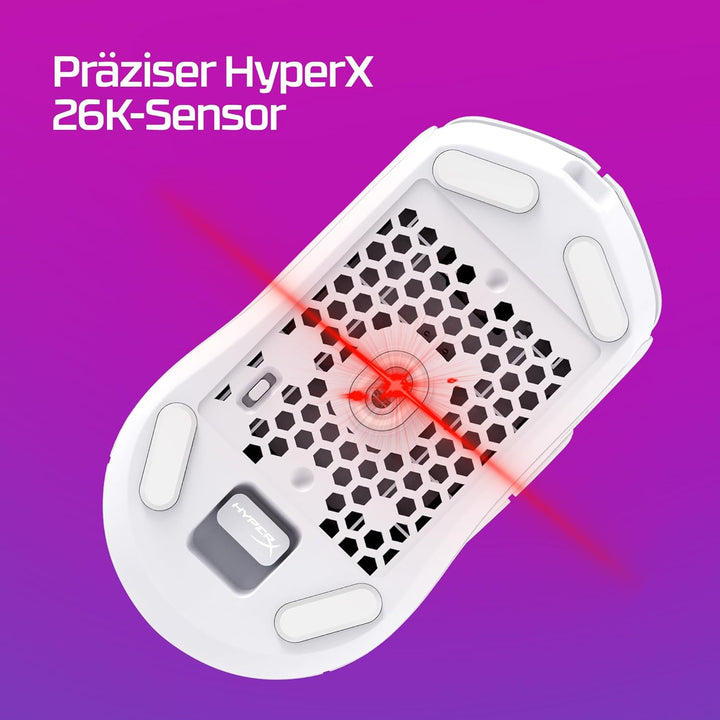 HyperX Pulsefire Haste 2 Kabellose Gaming - Maus für PC