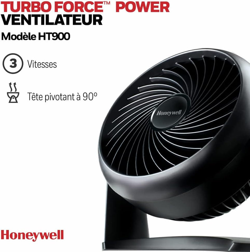 Honeywell Advanced QuietSet Oszillierender Standventilator (5 Geschwindigkeitseinstellungen) HSF600W