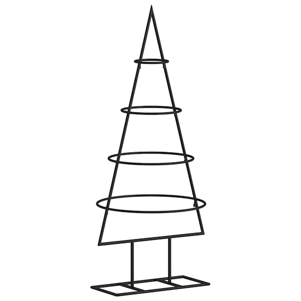 vidaXL Metall Weihnachtsbaum, Platzsparende Weihnachtsdeko, Christbaum mit Ständer aus Metall, Weihn