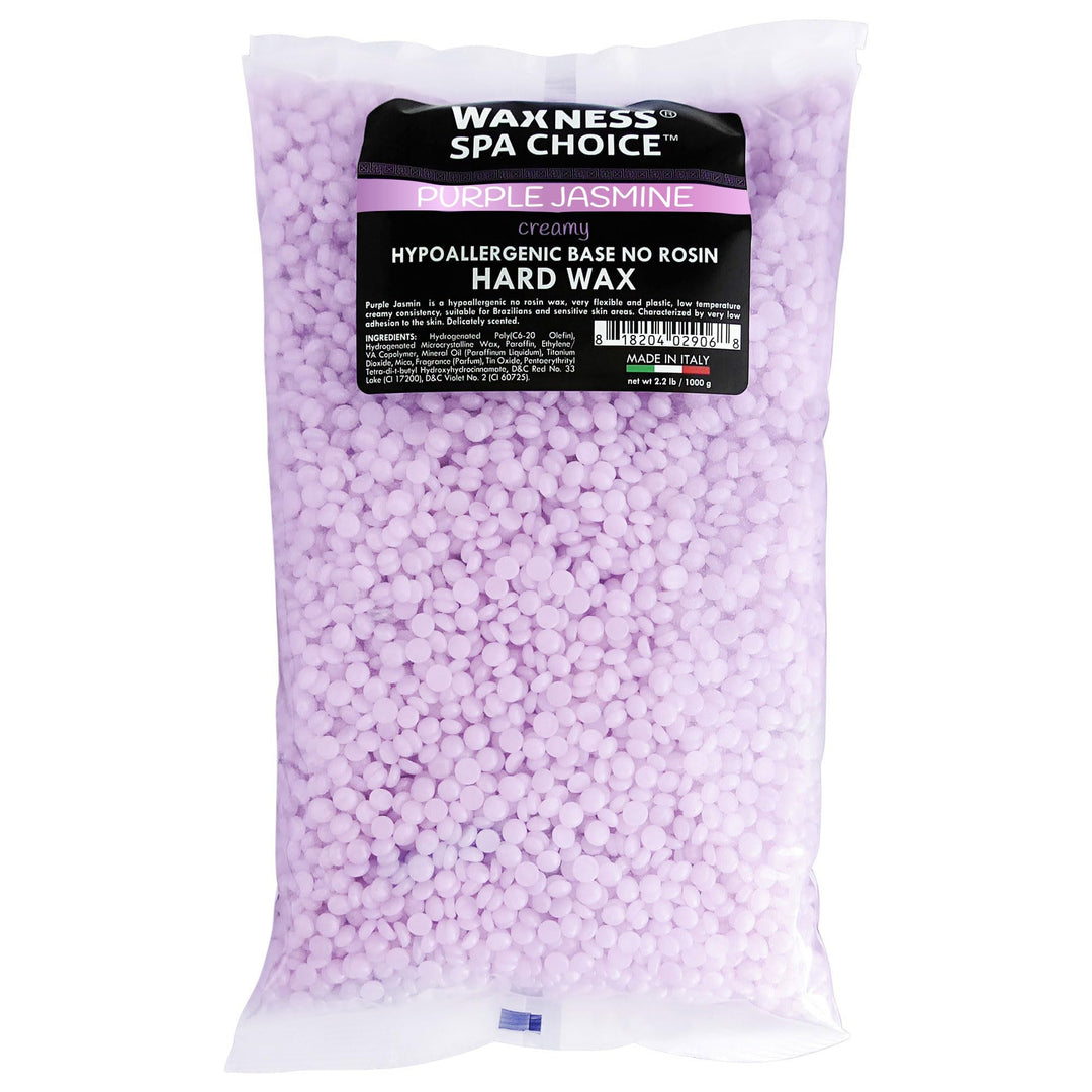 Waxness Spa Choice Lila Jasmine Demi Cremig Hartwachsperlen Kolophoniumfrei 1 kg/Hard Wax Beads Demi