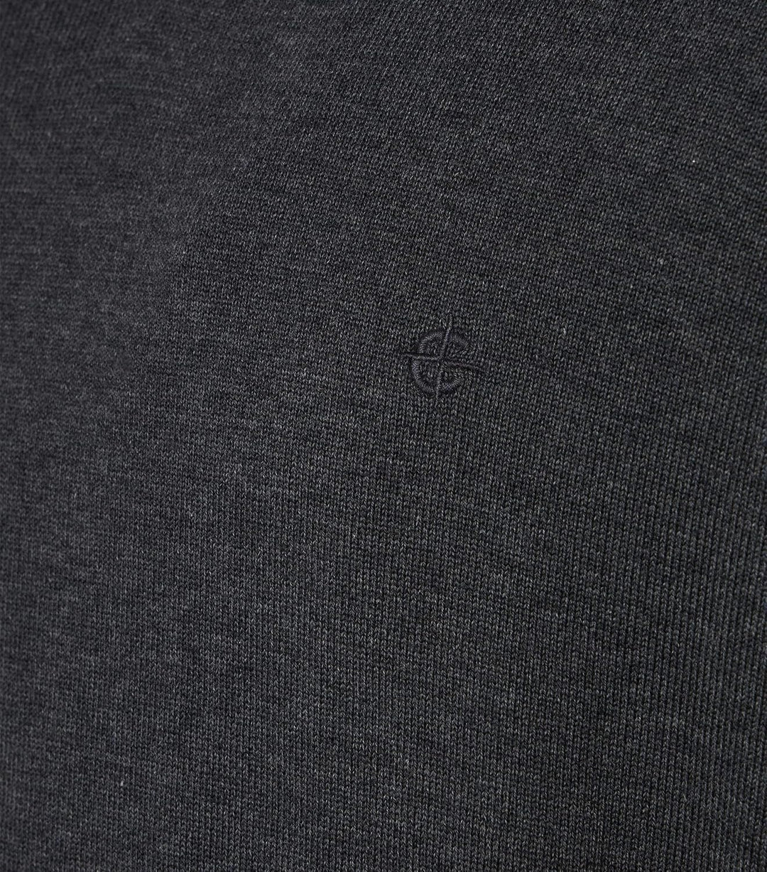 CASAMODA Herren Pullover mit V-Ausschnitt unifarben Elastischer Bund S Anthrazit, S Anthrazit