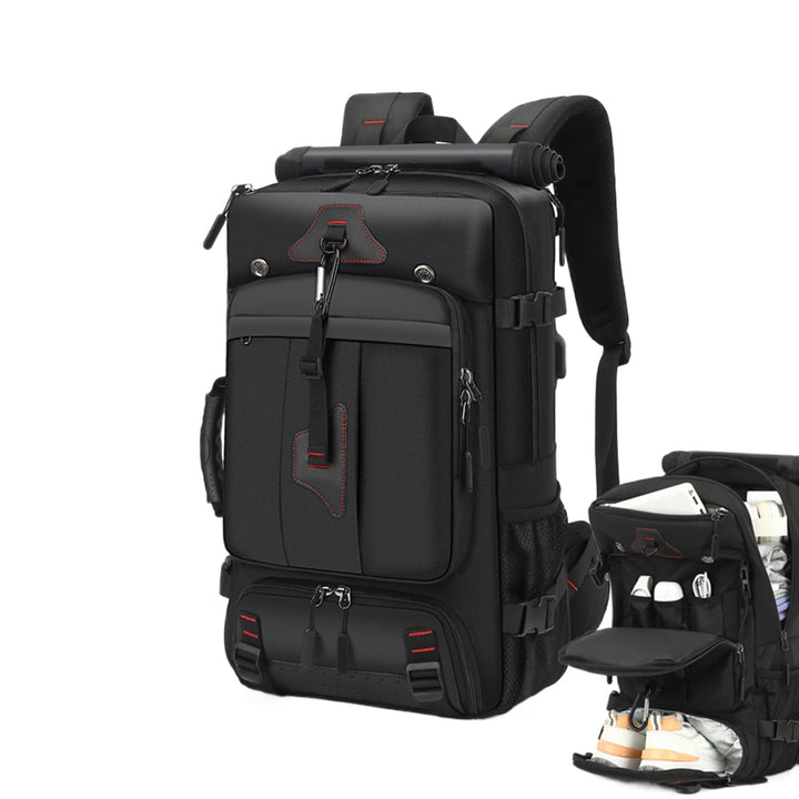 Wasserdichter Reiserucksack, grosse Kapazität, ergonomische Outdoor-Tasche, kompakt, leicht, für Cam