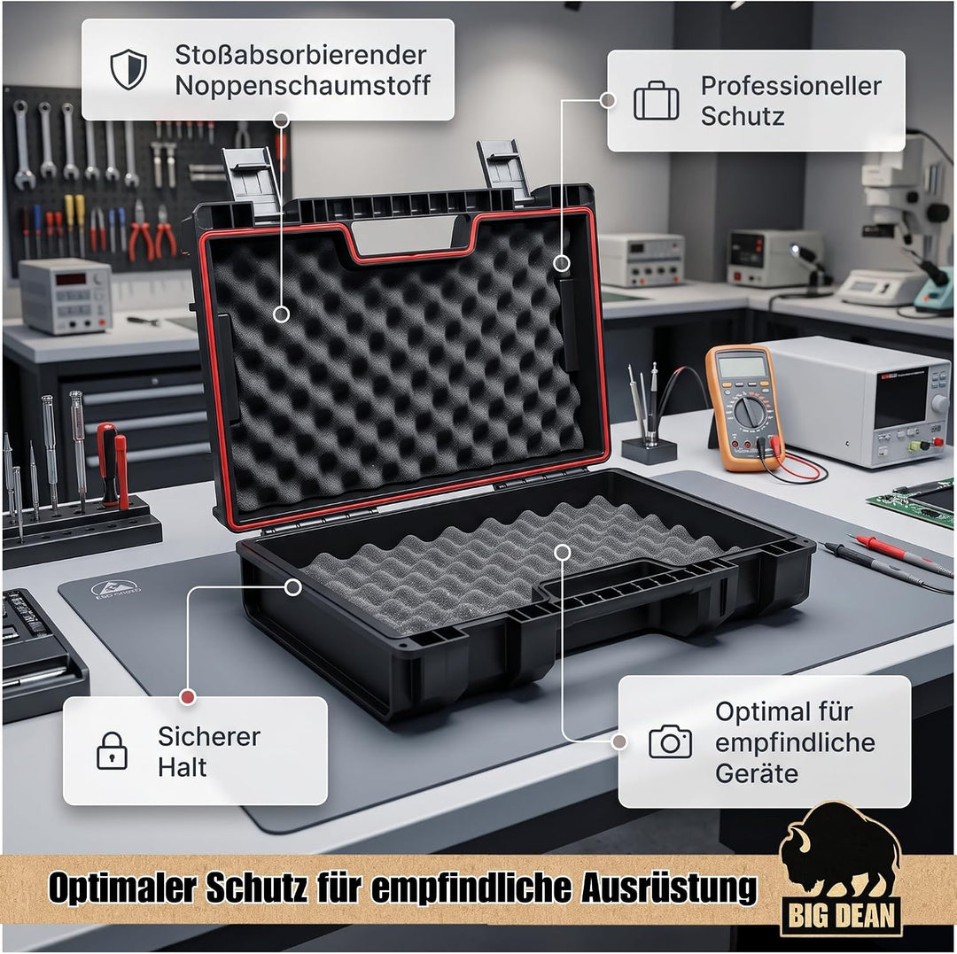 BigDean System Pro Maschinenkoffer mit Polsterung