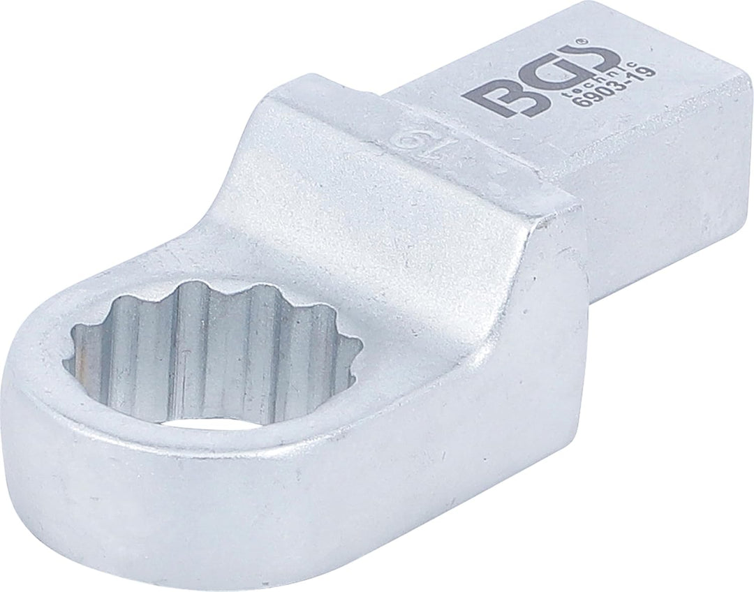 BGS 6903-19 | Einsteck-Ringschlüssel | 19 mm | Aufnahme 14 x 18 mm, 19 mm