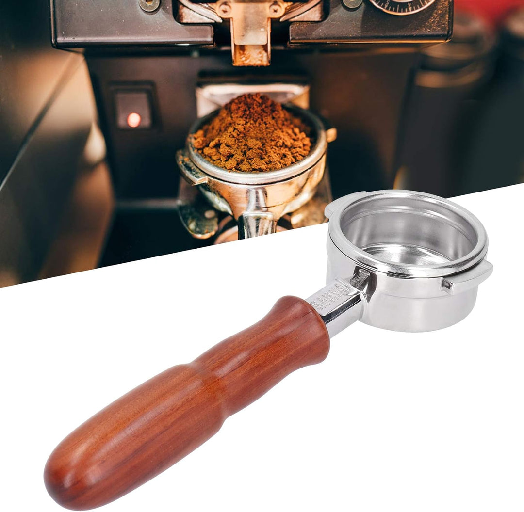 304 Edelstahl Bodenloser Siebträger Kaffeefilterhalter für La Marzocco 58mm
