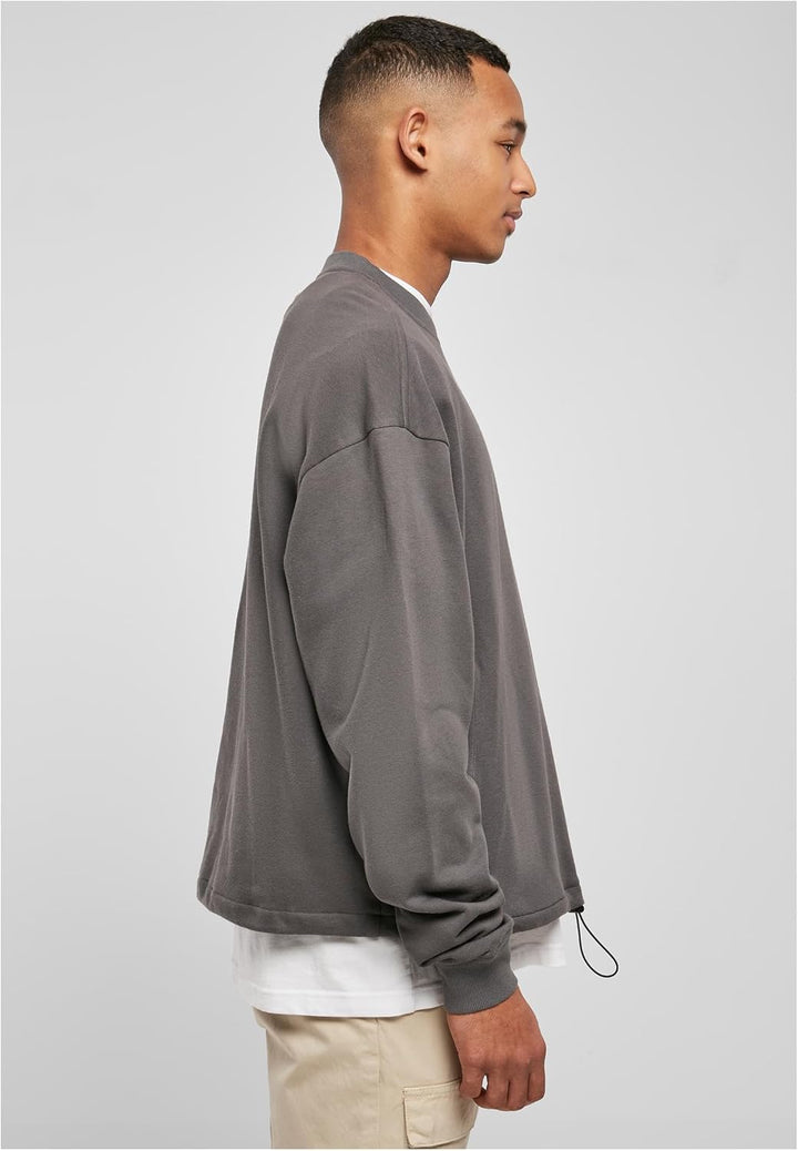 Urban Classics Herren Sport Crew 4XL Darkshadow, 4XL Darkshadow