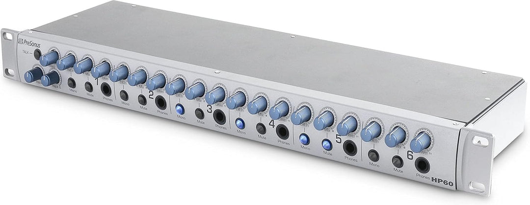 PreSonus HP60, 6-Kanal-Kopfhörerverstärker und Mischsystem, 6-Kanal-Kopfhörerverstärker