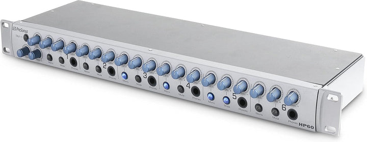 PreSonus HP60, 6-Kanal-Kopfhörerverstärker und Mischsystem, 6-Kanal-Kopfhörerverstärker