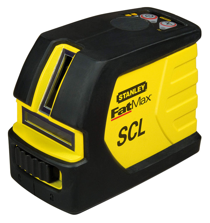 Stanley FatMax Linienlaser SCL, Arbeitsbereich (10 m, magnetgedämpftes Pedal, horizontale/vertikale