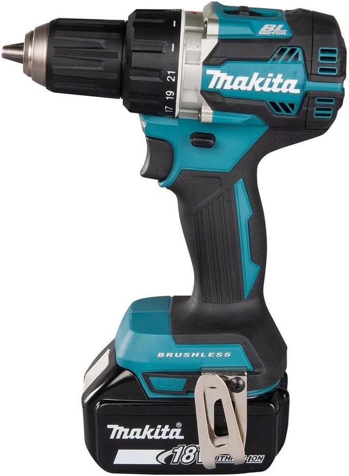 Makita DDF484RT3J Bohrmaschine, Schwarz, Blau, Silber, 2000 U/min, 1,8 kg, 2000 U/min, 1,3 cm, 3,8 c
