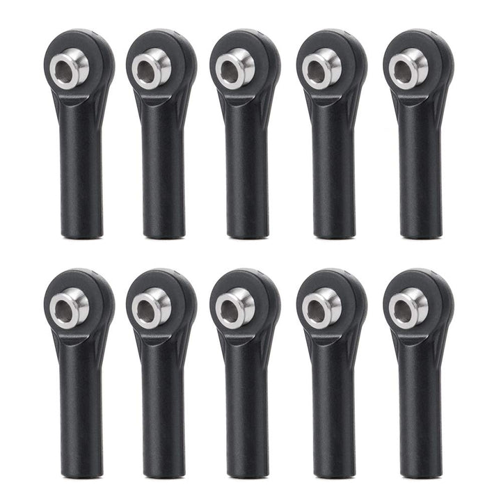 AXspeed 10pcs Plastic Link Rod End M3 Ball Head Joint Linkage for Axial SCX10 1/10 RC Crawler Car (A