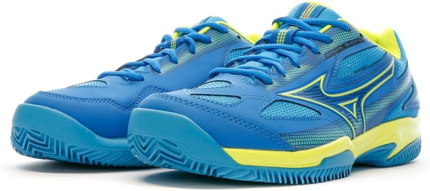 Mizuno Padelschuhe Break Shot 4 Padel 41 EU Peace Blue Acid Lime Dresden Blue, 41 EU Peace Blue Acid