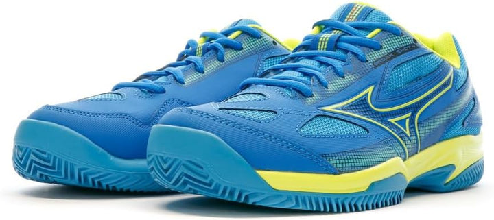 Mizuno Padelschuhe Break Shot 4 Padel 41 EU Peace Blue Acid Lime Dresden Blue, 41 EU Peace Blue Acid