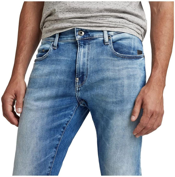 G-STAR Herren Revend FWD Skinny Jeans 38W / 36L Blau (Sun Faded Azurite D20071-c296-b471), 38W / 36L