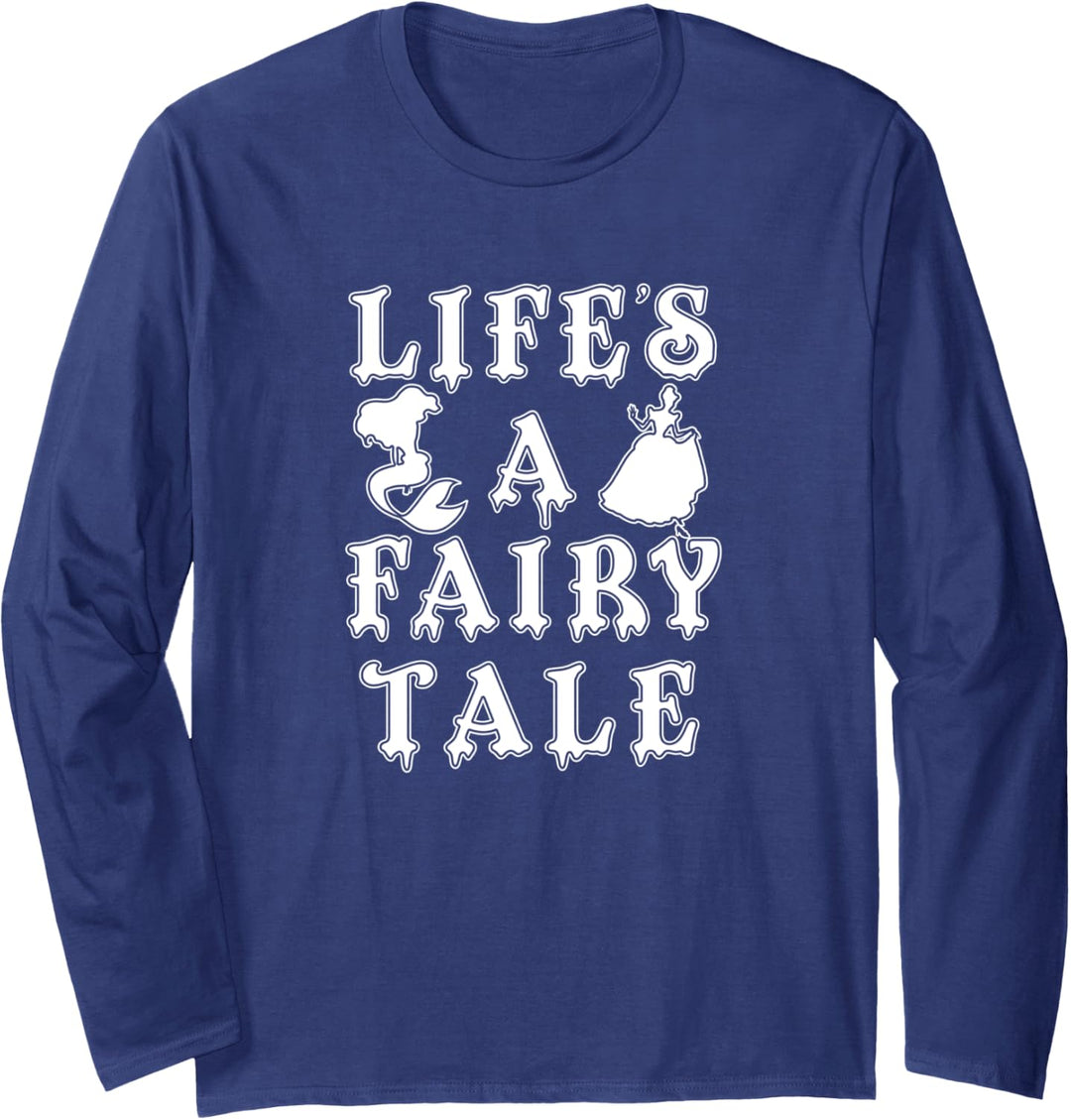 Disney Ariel Cinderella Life's A Fairy Tale Dripping Langarmshirt