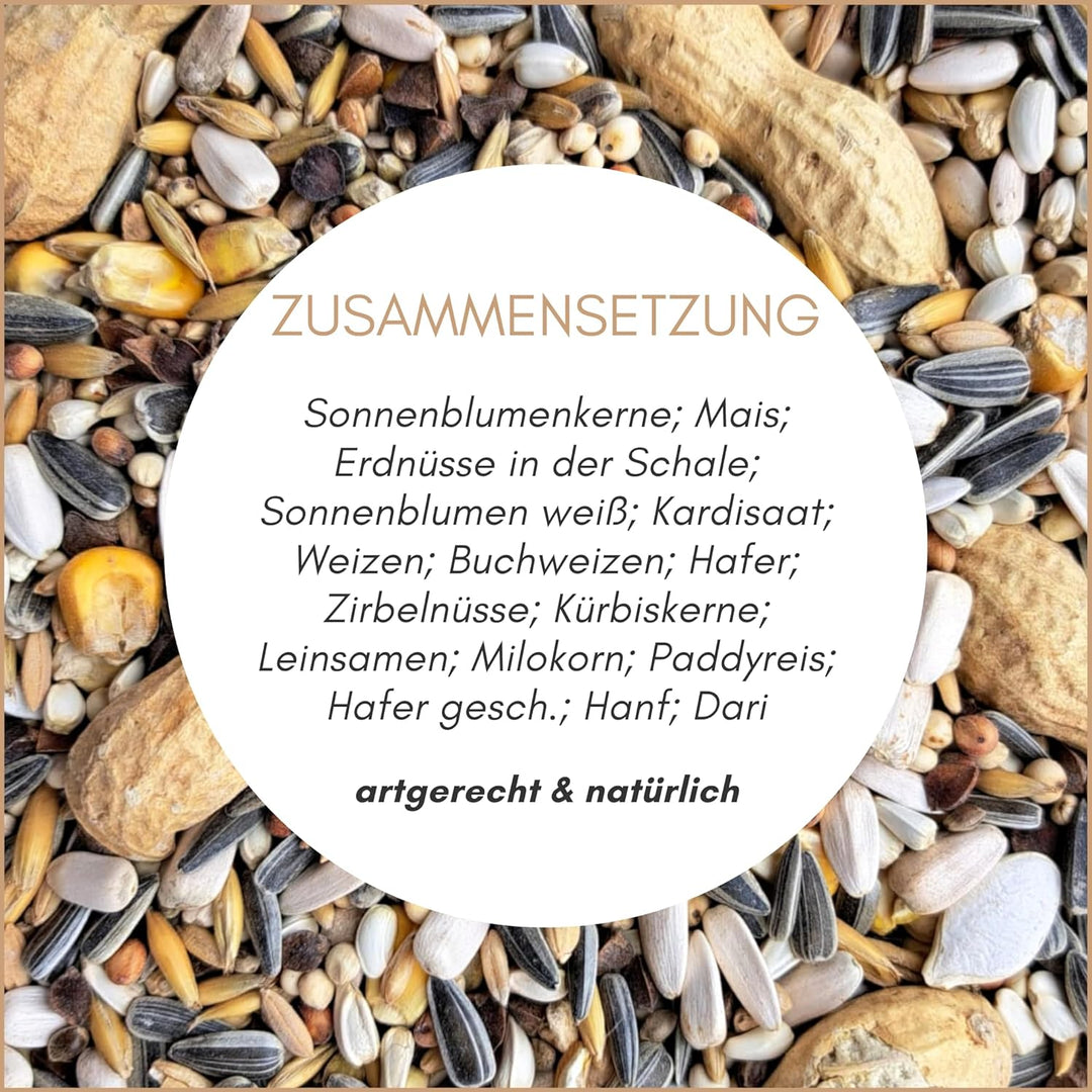 SUPRAVIT Papageienfutter 20 kg, Futtermischung für Papageien Aller Arten 20.00 kg (1er Pack), 20.00