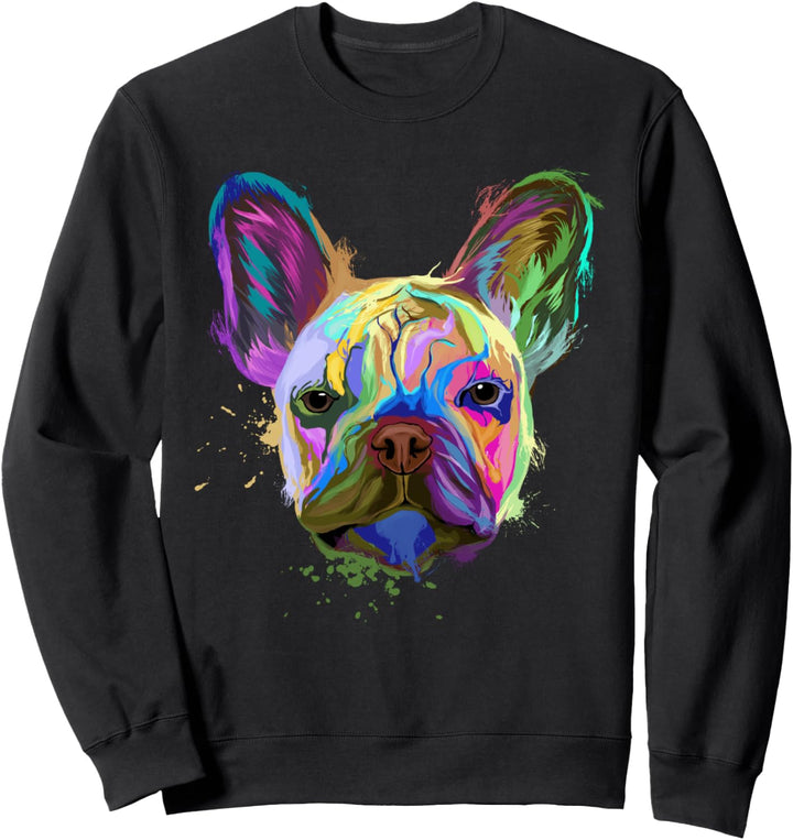 Splash Französische Bulldogge Sweatshirt