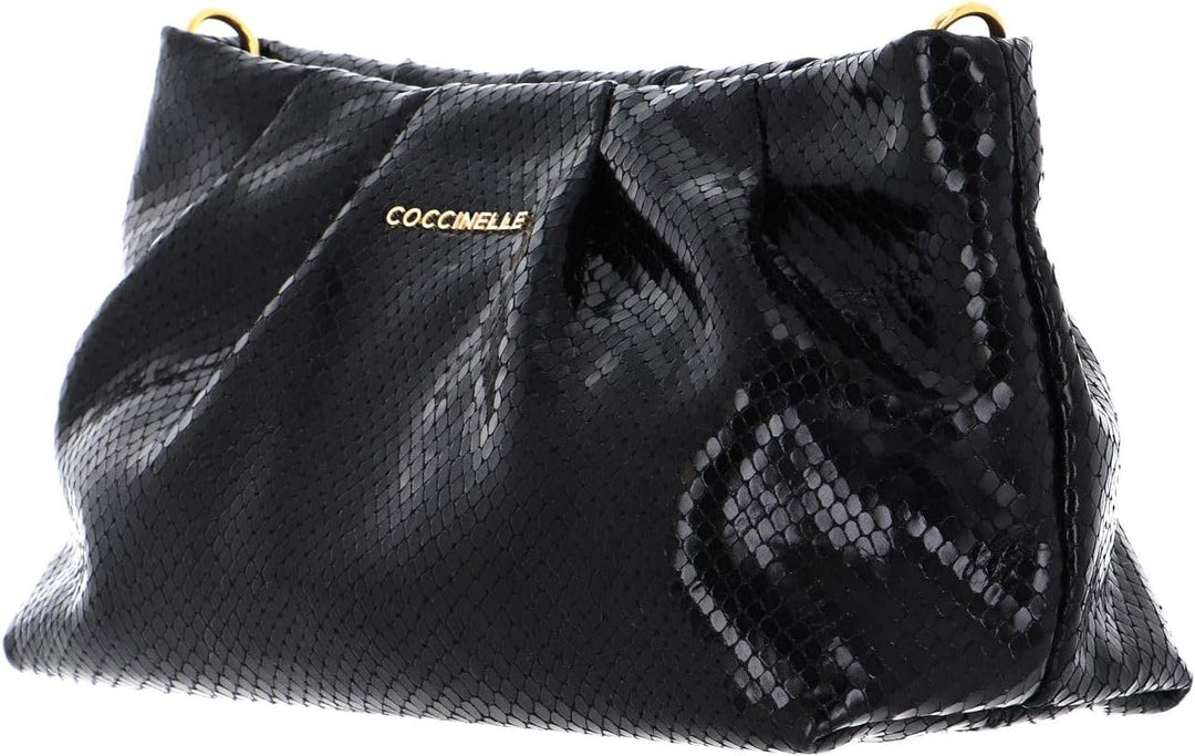 Coccinelle Ophelie Snake Handbag Noir