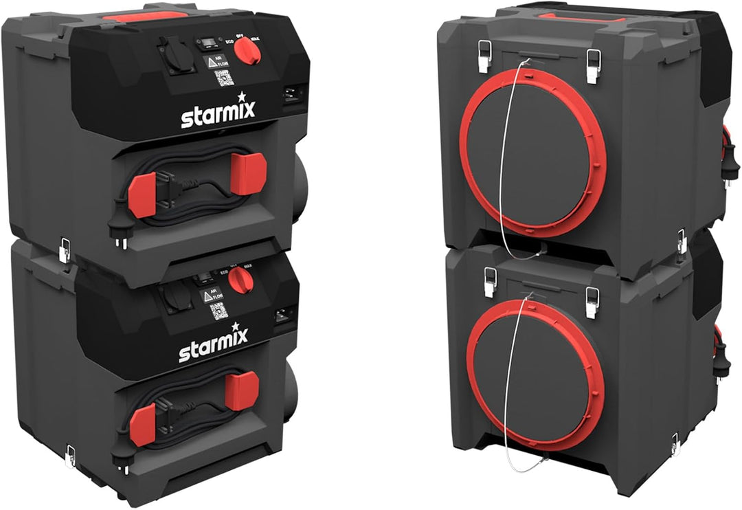 starmix Aeroxx 750 - Luftreiniger für die Baustelle & gesundheitsschädlichen Feinstaub | HEPA H13 Fi