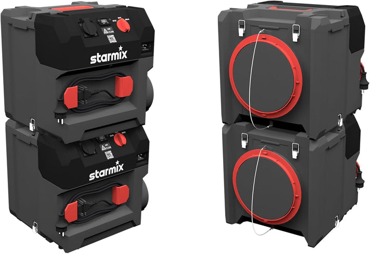 starmix Aeroxx 750 - Luftreiniger für die Baustelle & gesundheitsschädlichen Feinstaub | HEPA H13 Fi