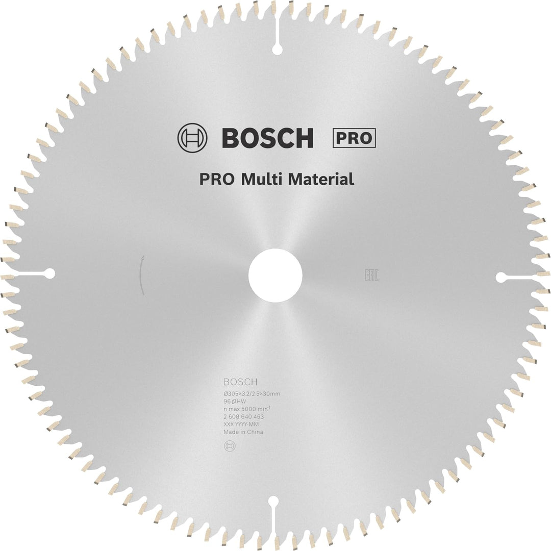 Bosch Professional Kreissägeblatt (für Multi Material, AussenØ: 305mm, Bohrung: 30mm, Zubehör für Ka