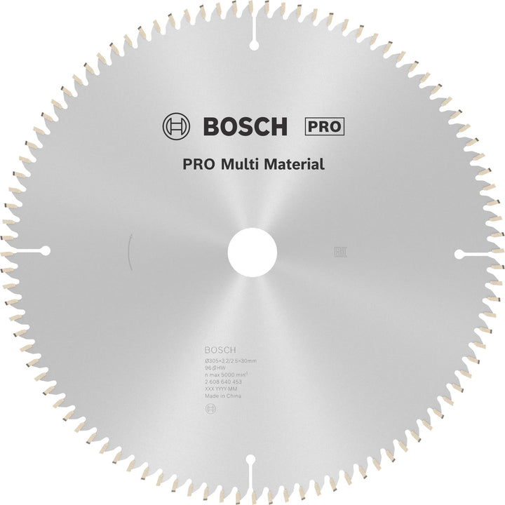 Bosch Professional Kreissägeblatt (für Multi Material, AussenØ: 305mm, Bohrung: 30mm, Zubehör für Ka