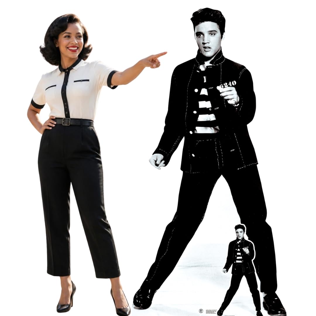 Star Cutouts Pappaufsteller von Elvis Jailhouse Rocks, Jailhouse Rocks