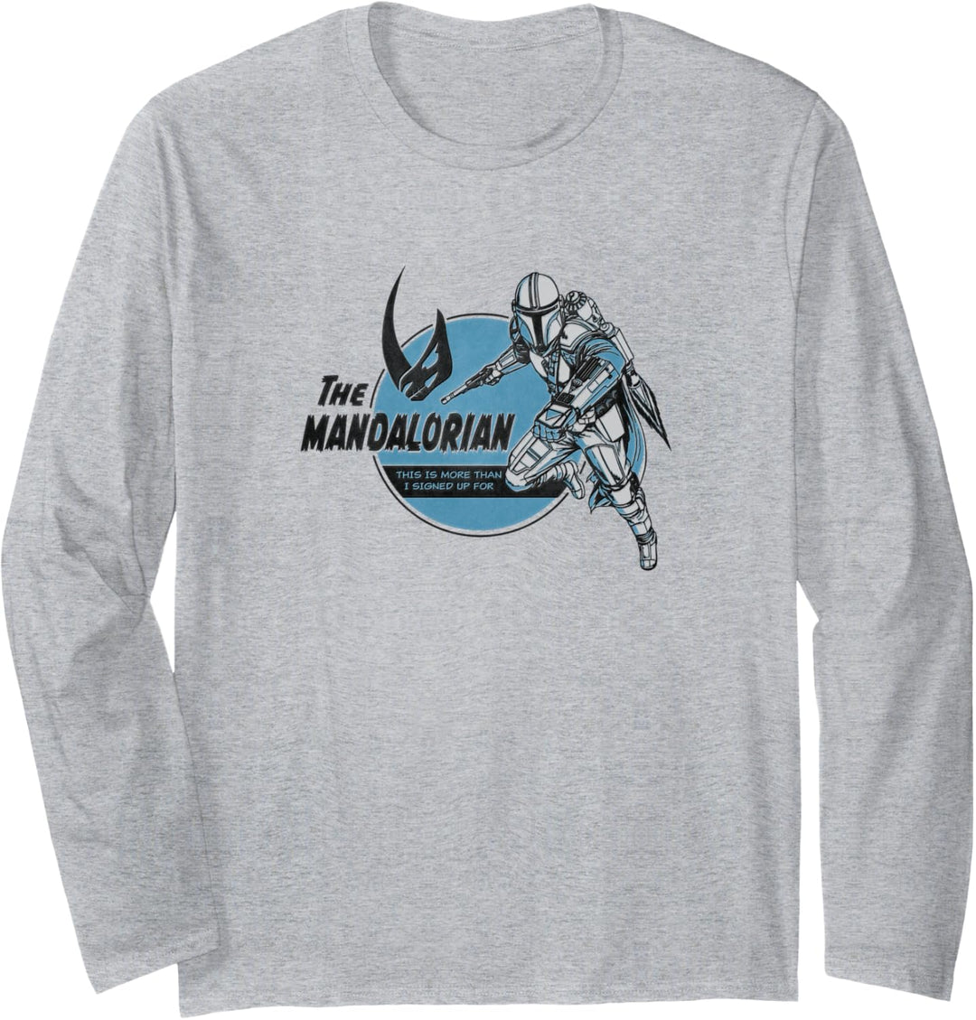 Star Wars: The Mandalorian Jetpack Comic Langarmshirt