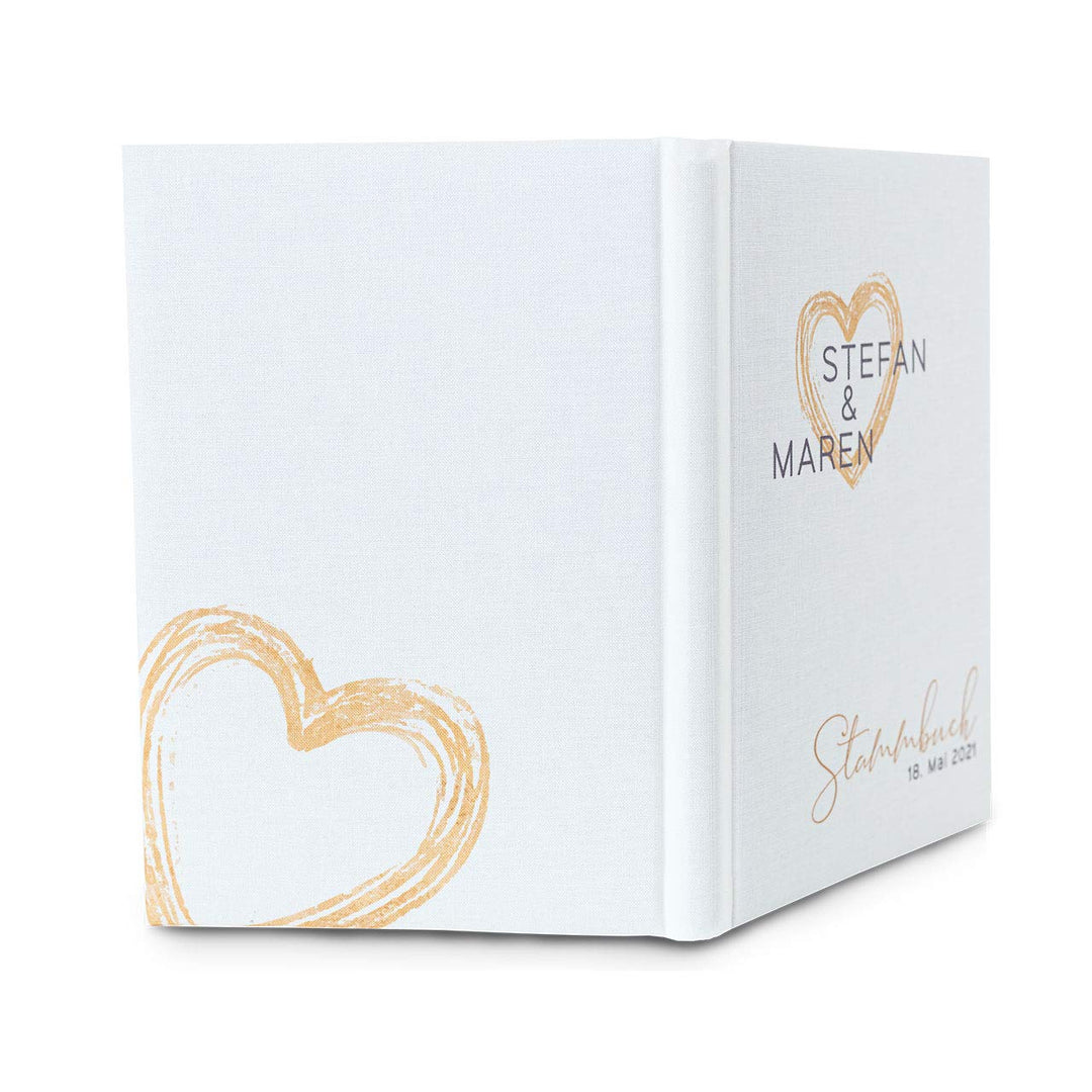 Hochzeitideal Stammbuch der Familie Familienstammbuch bedruckten Buchbinderleinen (515 - Rina person