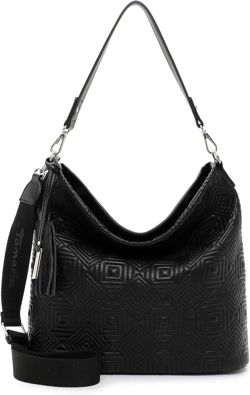 Tamaris Beutel Merle 32723 Damen Handtaschen Ornament Einheitsgrösse Black 100, Einheitsgrösse Black