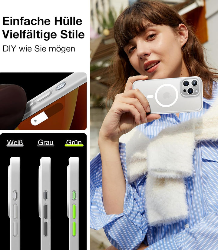 TORRAS für iPhone 15 Pro Max Hülle für Magsafe (TOP Militärschutz & Magnetkraft) Extrem Haltbarkeit