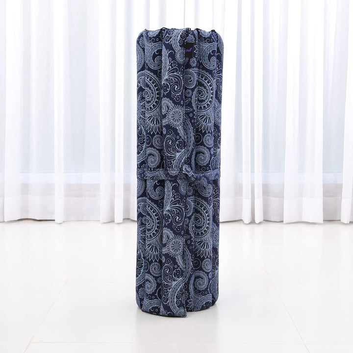 Leewadee Zabuton Rollbare Meditations-Matte Tragbare Sitzmatte Ökologisches Naturprodukt, Kapok Cbt1