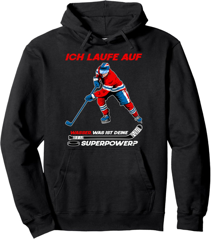 Ice Hockey Spieler - Wintersport Team Eishockey Pullover Hoodie
